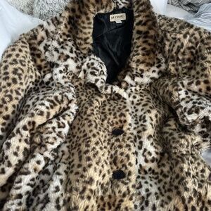 Faux fur jacket